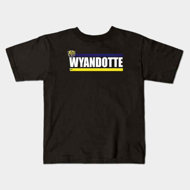 Wyandotte Bears Kids T-Shirt by TwNsane